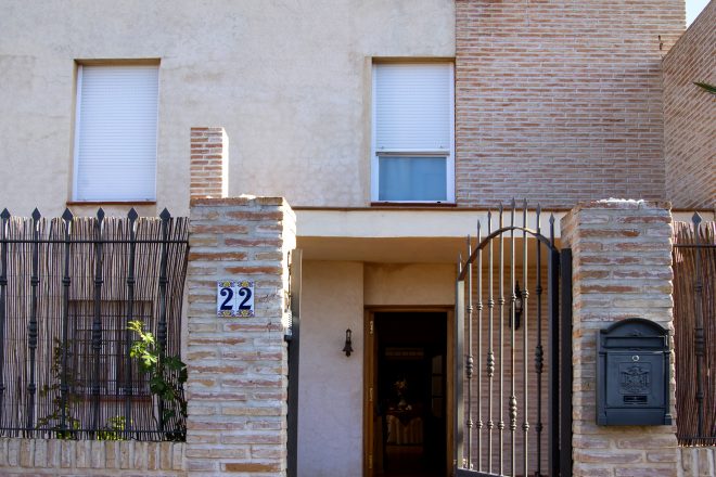 Entrada principal a la casa