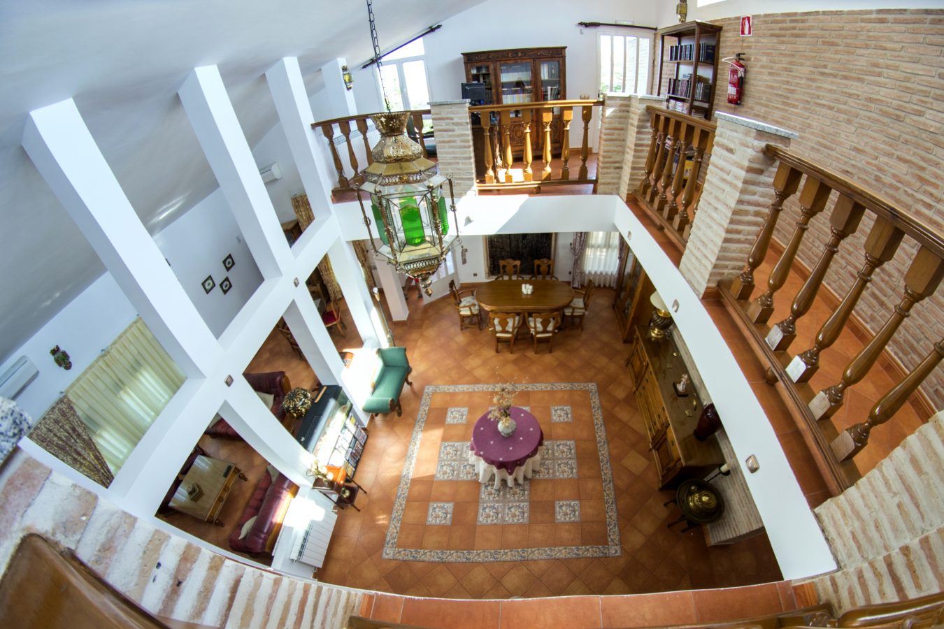 Vista desde la planta superior