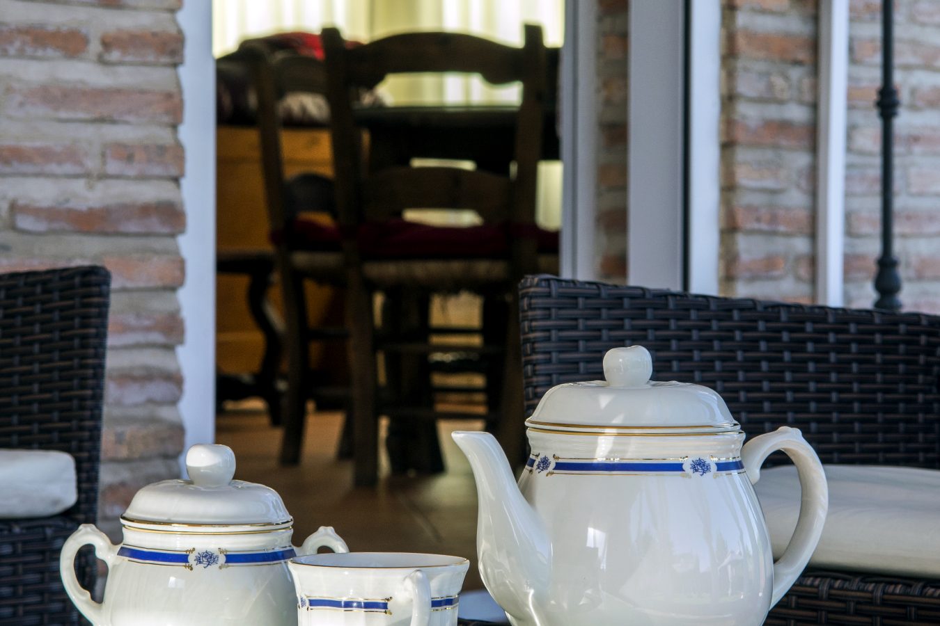 Muebles de ratán para exterior