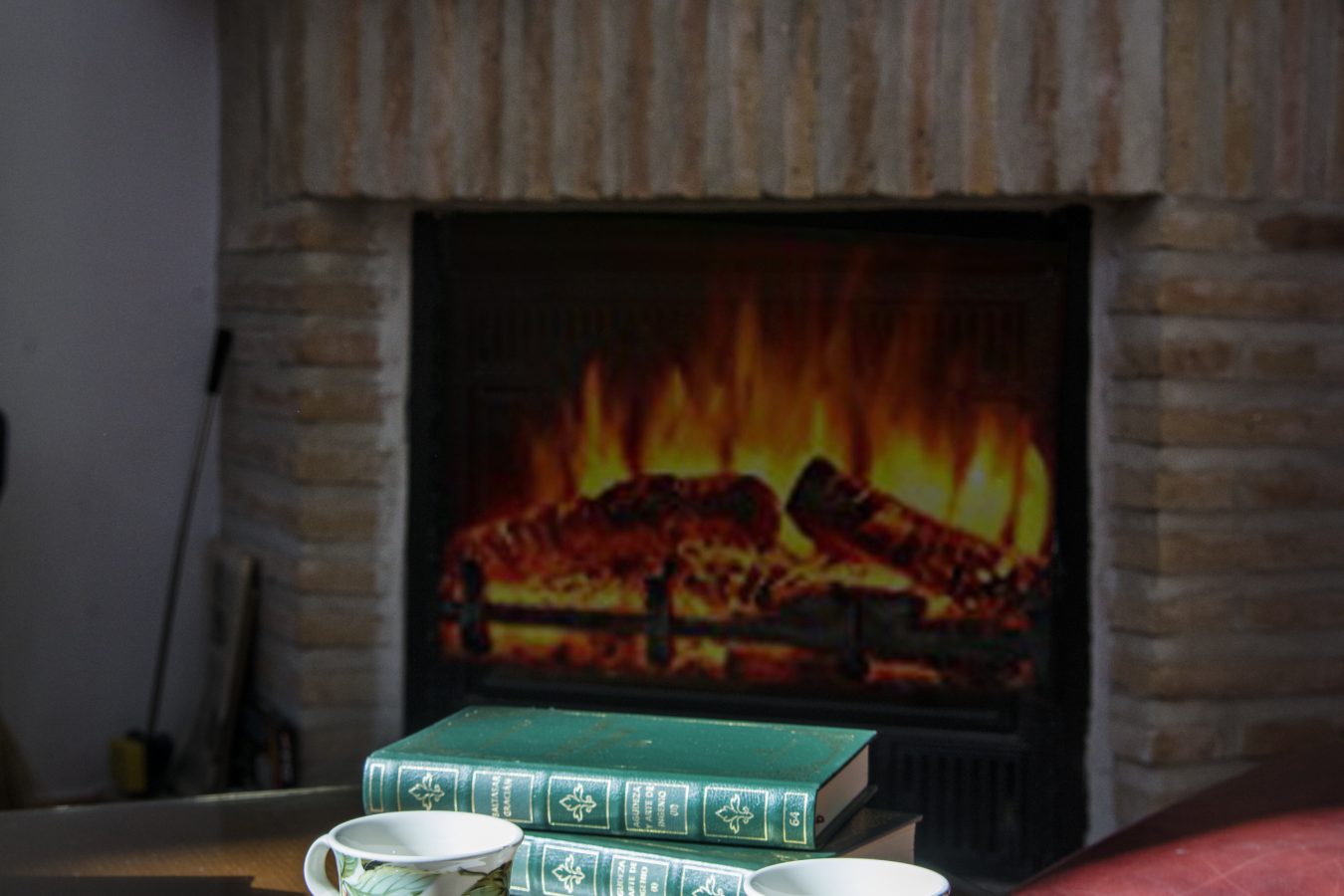 Chimenea en el salón